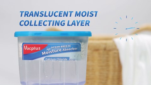 Vacplus Moisture Absorbers, 6 Pack, 10 oz, Leakproof Humidity Absorber, Fragrance Free