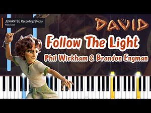 [David OST] Phil Wickham & Brandon Engman 'Follow The Light' Piano Tutorial + Sheet Music