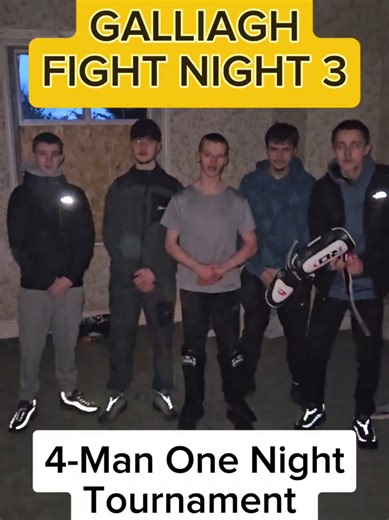 Galliagh Fight Night Part 1: Door Explorer vs Creggan Crusader #funn #fyp #tournament #ufc #kickboxing