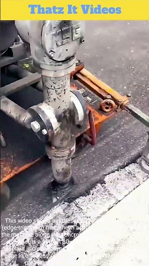 Asphalt Curb Cutting: Edge Trim Machine