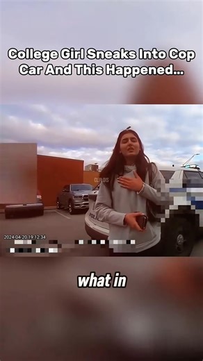 111K views · 862 reactions | College Girl Sneaks Into Cop Car And This Happened | Hd videos | Facebook