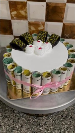 Monny cake #cake #cakedesign