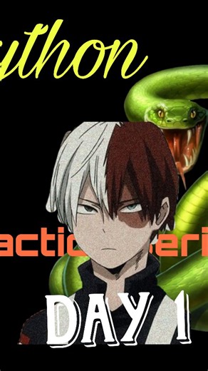 code with Shubham on Instagram: "Python practice series day 1 #codewithshubham_15 #pythonprogramming #viral"