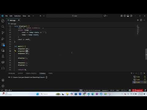 Build a Queue using Linked List