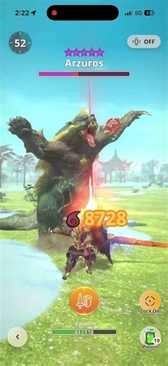 Arzuros 10 ⭐️ vs Rathalos Lance Insta Block (Season 8 Field 31s) #mhnow #lance