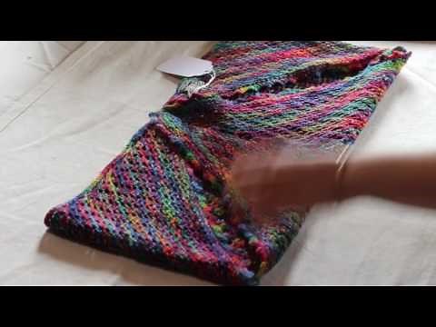 How To Fold Triangle Shawls & Scarves