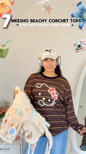 Meesho Crochet Tops Haul Under 500 🤯 #shorts #viral #meesho #youtubeshorts #meeshohaul #meeshotops