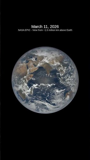 Earth from Space - March 11, 2026 | NASA EPIC