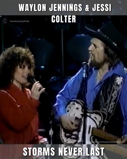 Waylon Jennings and Jessi Colter share pure magic in Storms Never Last, their voices tangled in love, pain, and truth. A timeless country moment. Follow now!#classiccountry #countrymusic #waylonjennings | Pure Country Pride