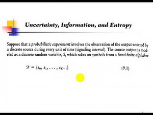 Lecture No.1 (part1), Information Theory and Coding