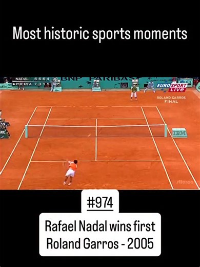 Rafael Nadal won his first Roland-Garros title in 2005 at the age of 19. The final took place on June 5, 2005, at Stade Roland-Garros in Paris. Nadal defeated Mariano #Puerta in four sets: 6–7, 6–3, 6–1, 7–5. During the tournament, #Nadal lost only three sets and defeated several established clay-court players, including Roger #Federer in the semifinals. The win marked his first Grand Slam title and made him the youngest French Open champion since Mats Wilander in 1982. This victory was Nadal’s 