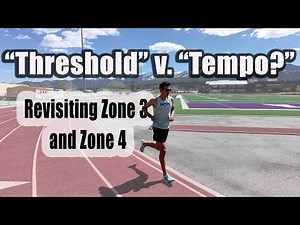 "Threshold Running" v. "Tempo" Revisited! 2026 Training Zones for Higher Running: Coach Sage Canaday