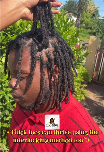 Achieving Strong Growth with Interlocking for Thicker Locs