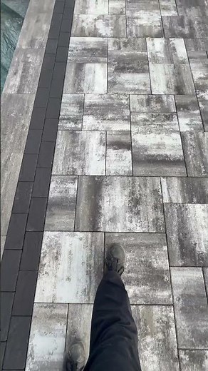 Limestone Quarry XL Smooth pavers from Cambridge Pavers installed by Stone Creations of Long Island