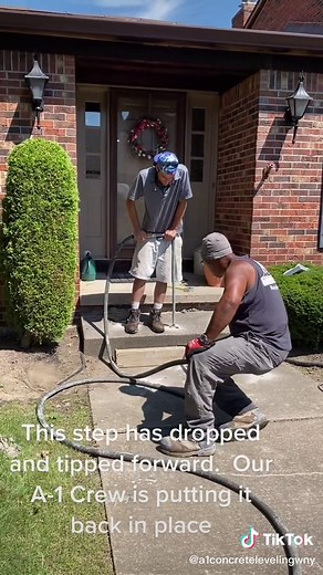 #concrete #concreteleveling #concreterepair #pumpingconcrete