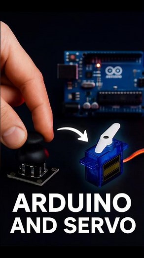 "Arduino Joystick Controls 2 Servos – Easy DIY Project #arduino