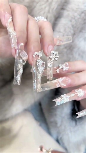 Spring Festival Nail Diamond Glamour