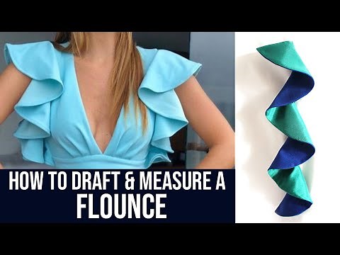 How To Cut And Measure A Flounce (DETAILED & EASY)