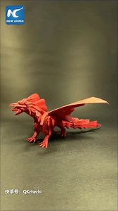 6.7K views · 278 reactions | The origami artist from China's Guangxi can make paper into complex, exquisite animals and characters. He has been engaged in paper folding since 2003. | China Xinhua News | Facebook