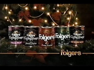 Folgers Christmas Commercial 1998