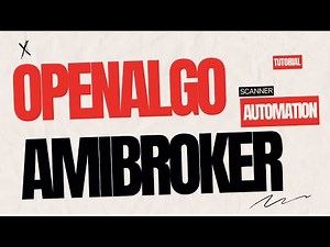 Amibroker Scanner/Exploration Based Equity Intraday Strategy Automation using OpenAlgo