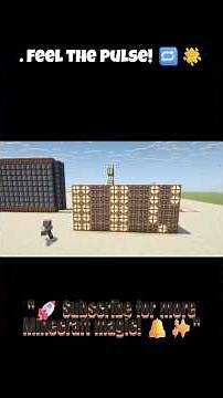 "Observers + Pulse = Infinite Glow! The Easiest Minecraft Light Wall EVER! ⭐✨" #minecraft