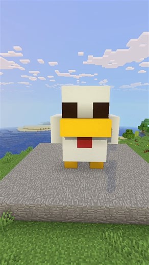 Cute Mini Chicken Build! 🐓✨ #Minecraft #shorts