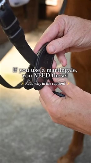 Correct Connect | Did you know? If you’re using a running martingale with rings, you need martingale stops to keep the rings from sliding up and getting... | Instagram