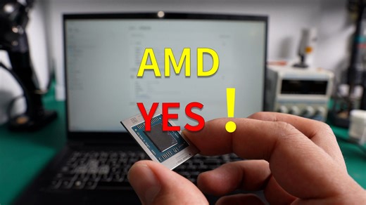 机械革命蛟龙P-760 CPU更换 AMD YES !