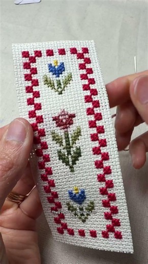 Handmade is IN - and this is the best place to start 🤗 Have you made any cross stitch bookmarks or