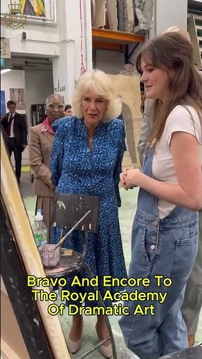 The RADA Royal Academy of Dramatic Art on their 120th anniversary! 🎭 The King #king#news#shorts