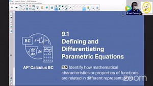 AP Calculus BC_ 9.1 Defining and Differentiating Parametric Equations