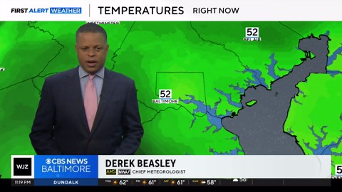 Gusty and chilly winds in Maryland this week