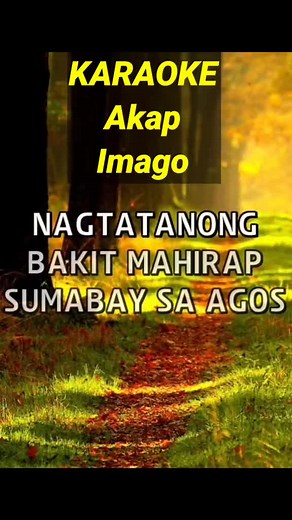 Akap by Imago Karaoke Video and Lyrics