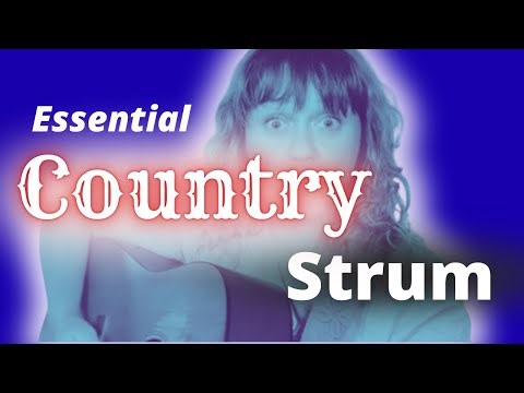 Boom chick country guitar strum - easy lesson