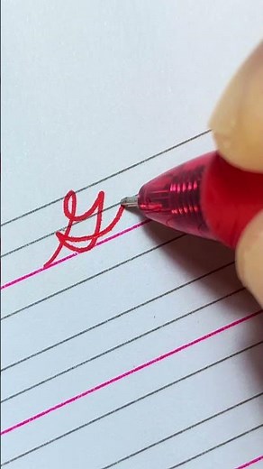 How to write Girl in cursive handwriting | Daily Used English Words | American Cursive handwriting