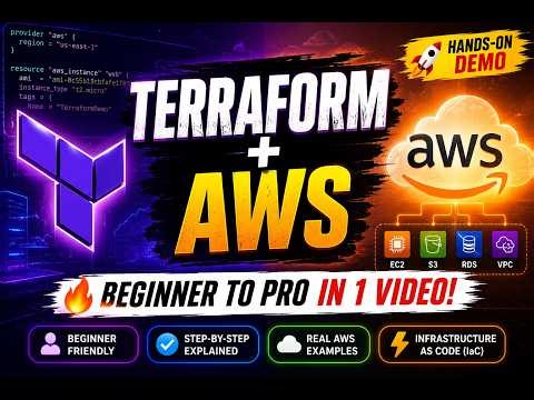 Terraform Tutorial for Beginners | Introduction to Terraform with AWS | Infrastructure as Code (IaC)