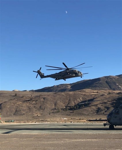 CH-53E Super Stallion Landing at MWTC