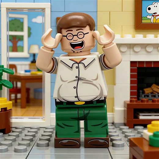 Lego Family Guy Peter Griffin! #lego #petergriffin #familyguycharacter #familyguy