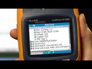 LinkRunner AT Network Auto Tester Network Connectivity in Less Than 10 Seconds By Fluke Networks