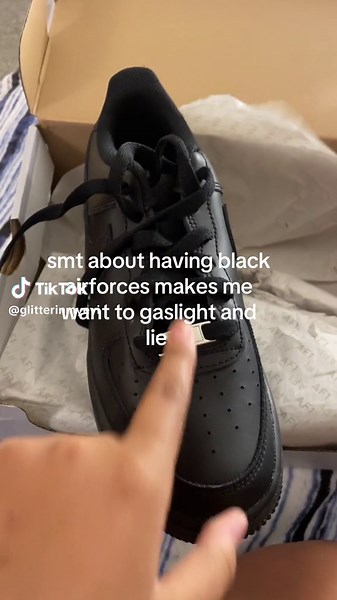 Unboxing Black Air Force Shoes in Style