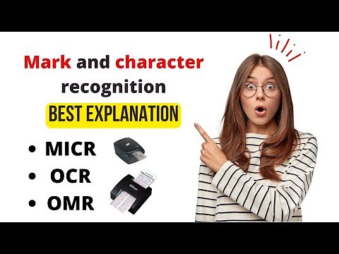 what is micr ocr and omr | OCR and OMR | what is ocr and omr | Difference between MICR,ocr and omr