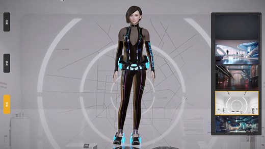 Unity_URP_自制数字人展示平台