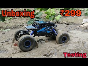 Unboxing And off-road testing |Remote Controlled Rock Crawler RC Monster Truck 4Wheel Drive in hindi