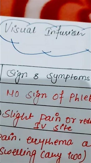 visual infusion phlebitis score table (VIP)