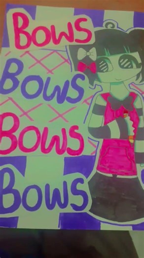 BOWS BOWS BOWS BOWS🎀🎀🎀🎀 IN MY HEAD!!🔥🔥, ft: me and ‪@Musashi_ace‬ #trend #shorts #art