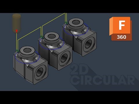 Fusion 360 2D Circular Tool Path