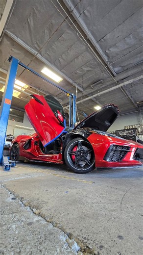 26 reactions · 6 comments | Installation in progress  Corvette C8 getting upgraded with a Vertical Door Kit by Vertical Doors, Inc. Proudly made in the U.S.A.!  Stay tuned for the full transformation  #CorvetteC8 #LamboDoors #VerticalDoors #VerticalDoorsInc #ScissorDoors #ButterflyDoors #MadeInUSA  Like, tag #verticaldoors #lambodoors, share, and mention @verticaldoors to show your support! | Vertical Doors | Facebook