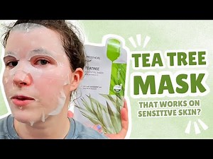 K-Beauty for Sensitive Skin? MEDIHEAL Tea Tree Mask Before & After