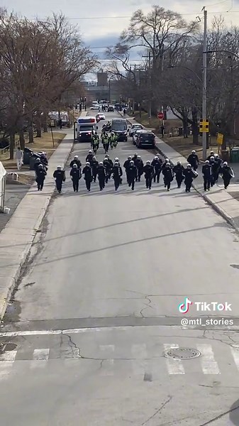 Montreal Police Intervention During Protests